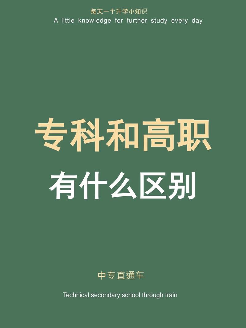 大专和高职有什么区别吗-图1